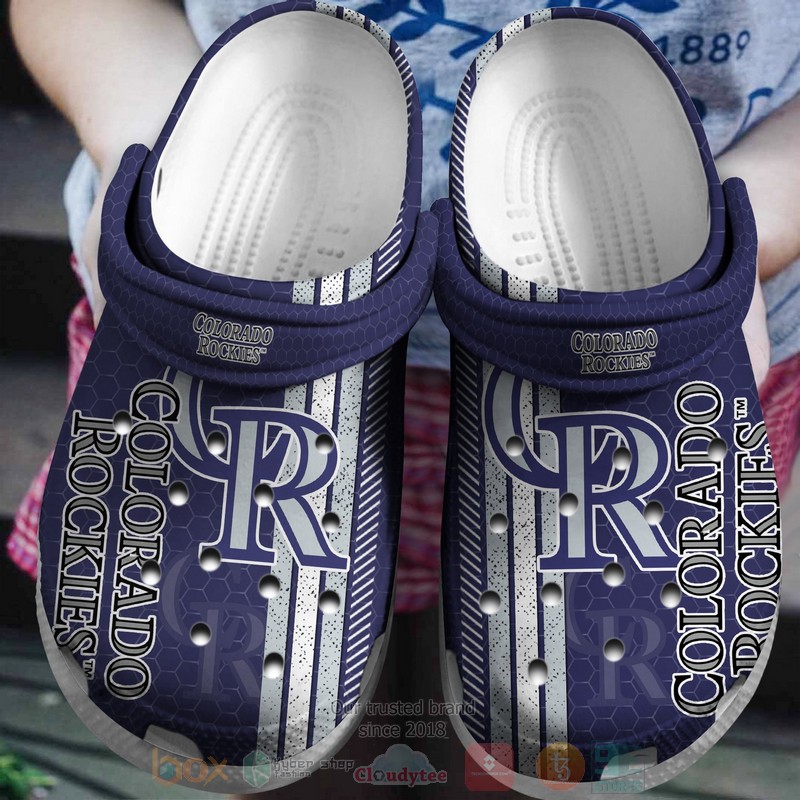 MLB Colorado Rockies Purple Crocs MLB Colorado Rockies Purple Crocs