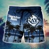 MLB Tampa Bay Rays Coconut Tree Men Beach Shorts