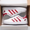 NBA Miami Heat White Red Stan Smith Shoes