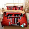 NCAA Texas Tech Red Raiders Big Logo Bedding Set