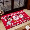 MLB New York Yankees Mickey And Minnie Mouse Rubber Doormat