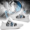 NBA Dallas Mavericks White Scratch Yeezy Boost Sneakers