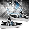 NBA Dallas Mavericks Black Scratch Yeezy Boost Sneakers