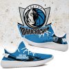 NBA Dallas Mavericks Blue Black Arrow Yeezy Boost Sneakers