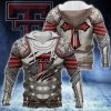 NCAA Texas Tech Red Raiders Knights Templar Armor Pullover Hoodie