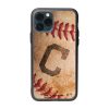 MLB Cleveland Indians Black Baseball Design Phone Case