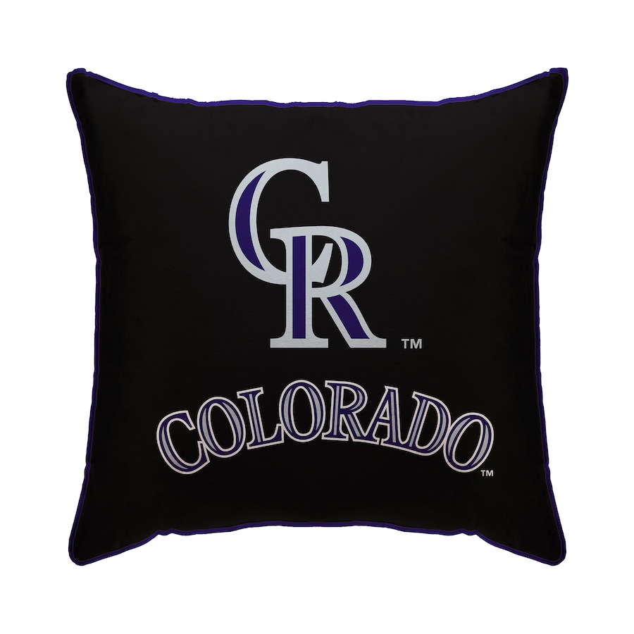 MLB Colorado Rockies Team Logo Square Pillow Case MLB Colorado Rockies Team Logo Square Pillow Case