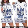 MLB Kansas City Royals Ugly Christmas Women Hoodie Dress