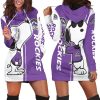 MLB Colorado Rockies Snoopy Lover Women Hoodie Dress