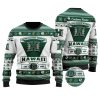 NCAA Hawaii Rainbow Warriors Custom Name Ugly Christmas Sweater