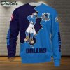 NBA Dallas Mavericks Blue Mascot Scratch Sweatshirt