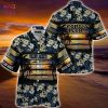 NCAA Georgia Tech Yellow Jackets Floral Pattern Hawaiian Shirt