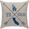 MLB Los Angeles Dodgers Cross Arrow Decorative Square Pillow Case