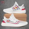 MLS New York Red Bulls White Yeezy Boost Sneakers