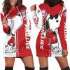 MLB Philadelphia Phillies Snoopy Lover Women Hoodie Dress