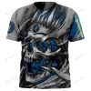 NBA Minnesota Timberwolves Custom Name Number Skull T-Shirt