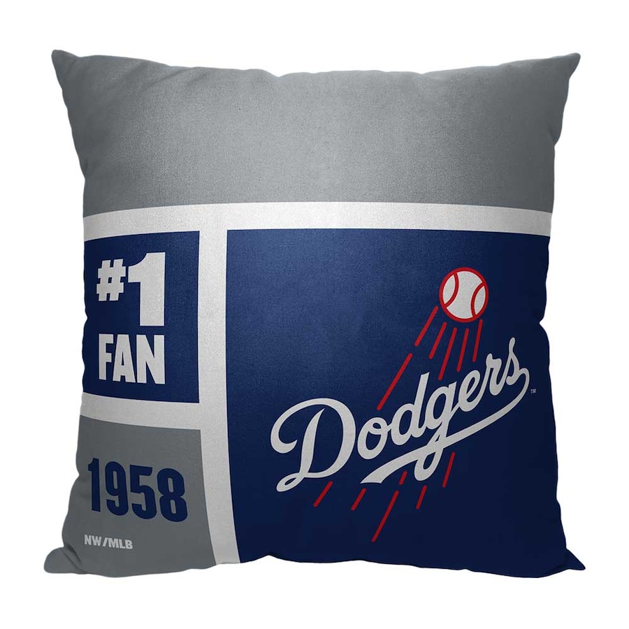 MLB Los Angeles Dodgers Colorblock Custom Name Square Pillow Case MLB Los Angeles Dodgers Colorblock Custom Name Square Pillow Case