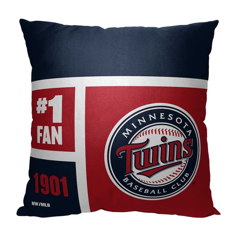MLB Minnesota Twins Colorblock Custom Name Square Pillow Case MLB Minnesota Twins Colorblock Custom Name Square Pillow Case