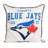 MLB Toronto Blue Jays White Square Pillow Case