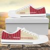 MLB Arizona Diamondbacks Red Cream Low Top Shoes