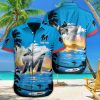 MLB Miami Marlins Custom Name Sea Hawaiian Shirt