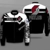 NBA Portland Trail Blazers Black White Bomber Jacket