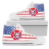 MLB Philadelphia Phillies Flag Rugby High Top Shoes