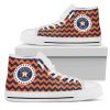 MLB Houston Astros Chevron Broncos High Top Shoes