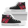 MLB Los Angeles Dodgers Nightmare Freddy Colorful High Top Shoes