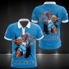 NBA Orlando Magic Blue Mascot Scratch Polo Shirt