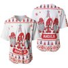 MLB Los Angeles Angels Christmas Gnomes Baseball Jersey