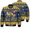 MLB Milwaukee Brewers Baby Yoda Star Wars Ugly Christmas Bomber Jacket
