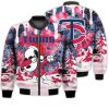 MLB Minnesota Twins Snoopy Dabbing The Peanuts Bomber Jacket