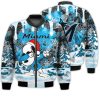 MLB Miami Marlins Snoopy Dabbing The Peanuts Bomber Jacket