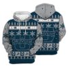 NCAA Utah State Aggies Ugly Christmas Pullover Hoodie