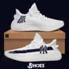 MLB New York Yankees White Yeezy Boost Sneakers V1