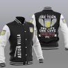 Aston Villa FC One Life One Love Black Baseball Jacket