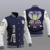 Aston Villa FC One Life One Love Navy Baseball Jacket