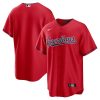 Cleveland Guardians Nike Red Alternate Custom MLB Replica Jersey
