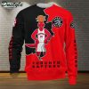 NBA Toronto Raptors Red Black Mascot Scratch Sweatshirt