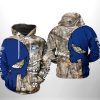 NCAA Georgia Southern Eagles Camo Veteran Hunting Pullover Hoodie