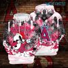 MLB Los Angeles Angels Snoopy Dabbing Christmas Pullover Hoodie