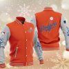 MLB Los Angeles Dodgers Orange White Baseball Jacket