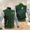 MLB Los Angeles Dodgers Green White Baseball Jacket