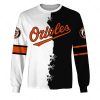 MLB Baltimore Orioles Custom Name Number Mix Jersey Sweatshirt