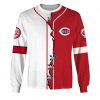 MLB Cincinnati Reds Custom Name Number Mix Jersey Sweatshirt