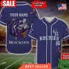 MLB Colorado Rockies Custom Name Number Mascot Baseball Jersey