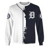 MLB Detroit Tigers Custom Name Number Mix Jersey Sweatshirt