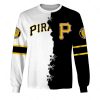 MLB Pittsburgh Pirates Custom Name Number Mix Jersey Sweatshirt