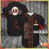 MLB San Francisco Giants Custom Name Black Baseball Jersey